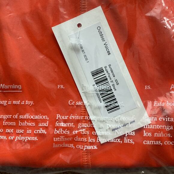 Outdoor Voices SuperForm 5" Short Sundance Size XXS - Picture 4 of 5